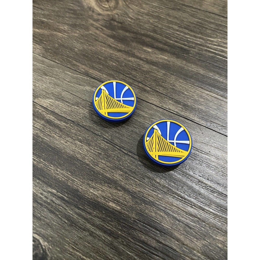 Golden State Warriors Basketball Sports Charm For Crocs Shoe Charms - 2 Pieces